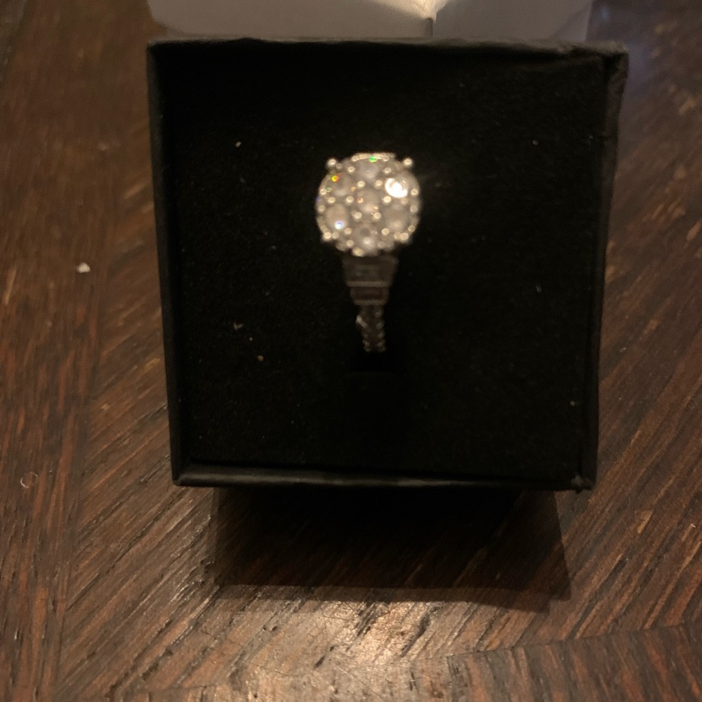 Marilyn Monroe Silver Sparkle Ring